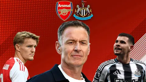 'Flimsy' - Chris Sutton releases Arsenal vs Newcastle preview and prediction