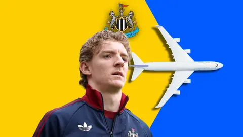 WATCH: Anthony Gordon spotted en-route to Barcelona to seal £70m move