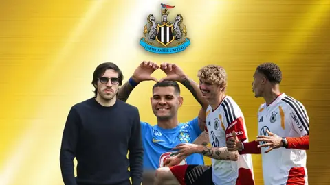 Sandro Tonali filmed at WWE event as Bruno and Woltemade play in Sunday night wins
