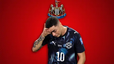 WATCH: Miguel Almiron sent off at World Cup as new rule catches out former Newcastle winger