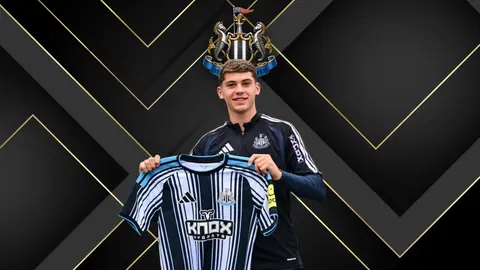 Mason Miley signs first professional contract with Newcastle United