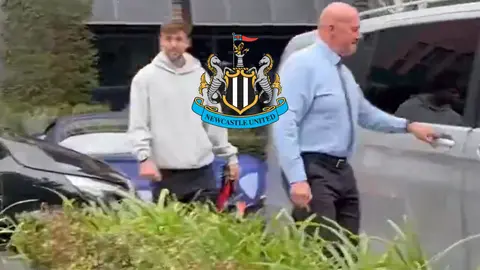 Nico Gonzalez filmed in Newcastle ahead of £50m move from Man City