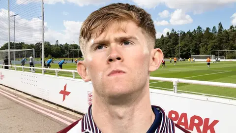 Lewis Hall misses England training with new injury niggle