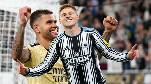 Harvey Barnes and Bruno Guimaraes nominated for Goal of the Month